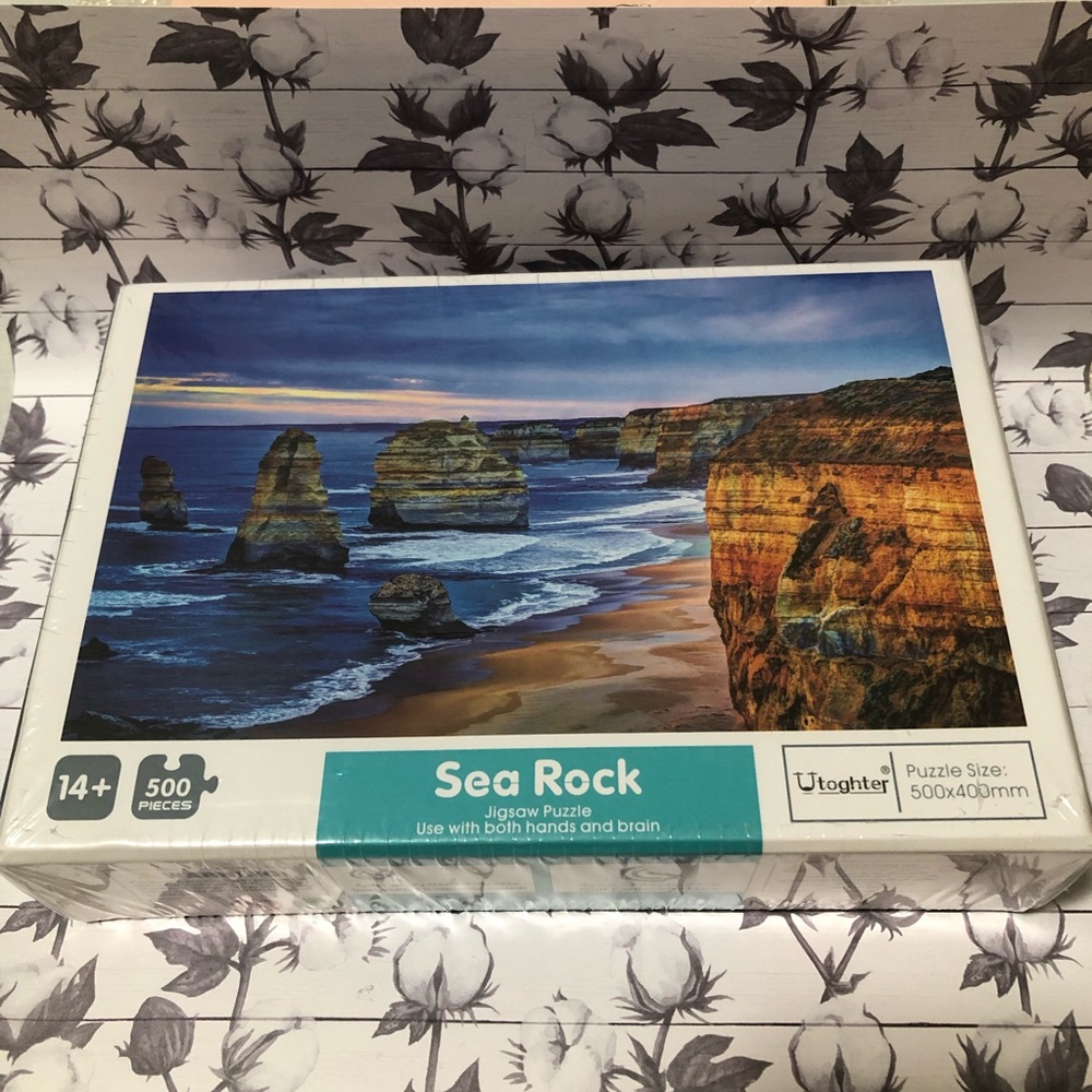 NWT Sea Rock 500 Pieces Puzzle 500 x 400 mm